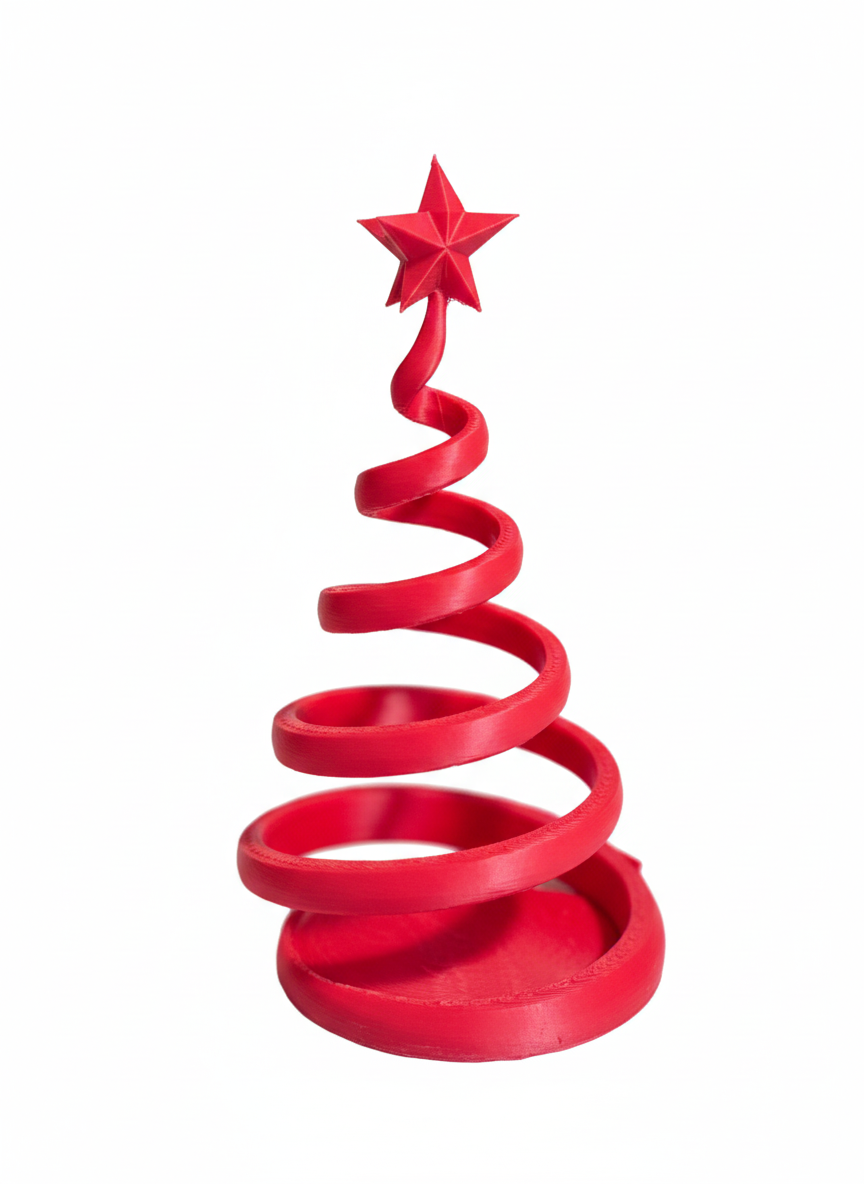 Albero di Natale a Spirale - Yellow 3D - Festività Stagionale